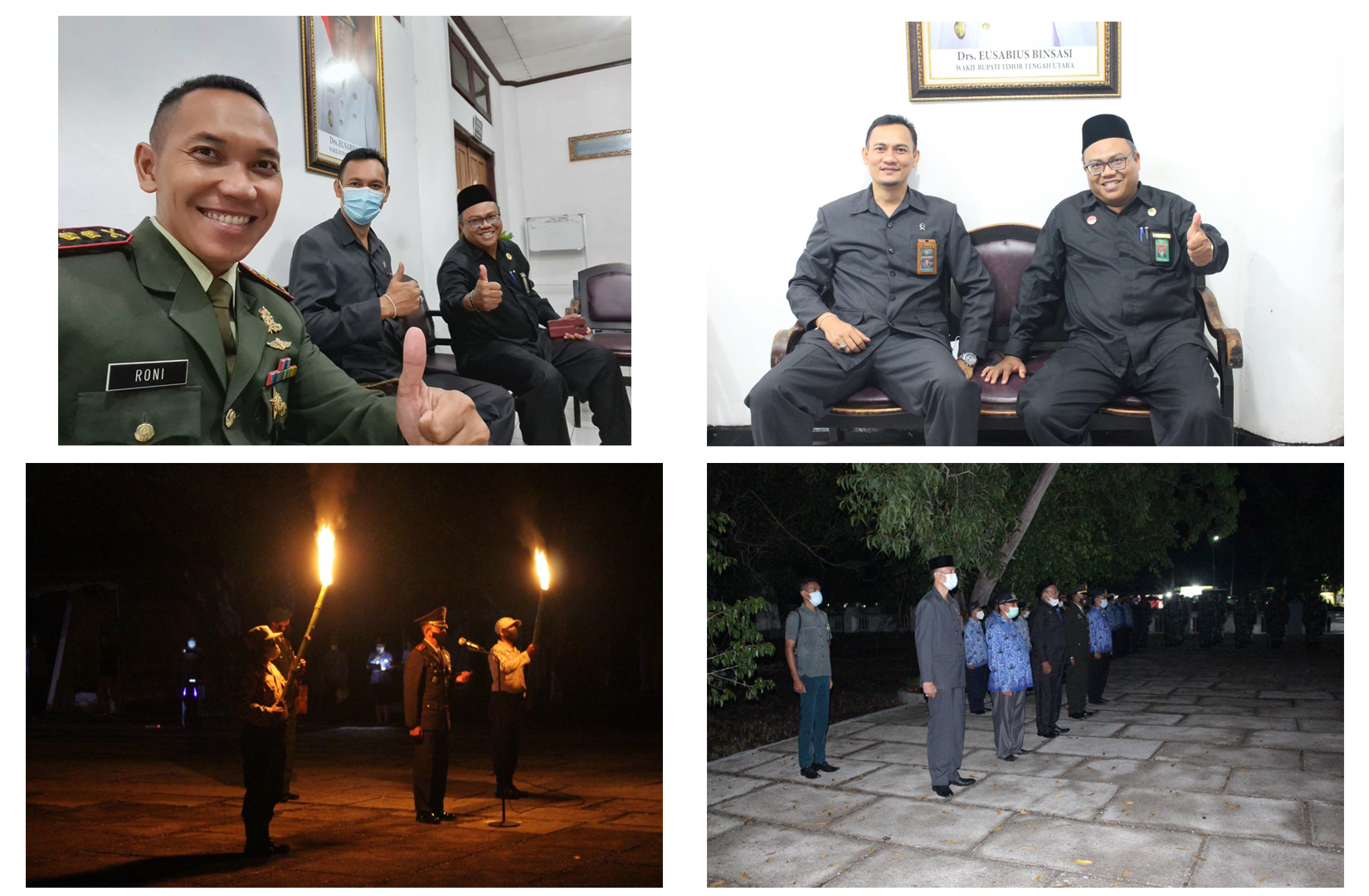 Foto Berita malam renungan suci Hari Pahlawan 10 11 2021