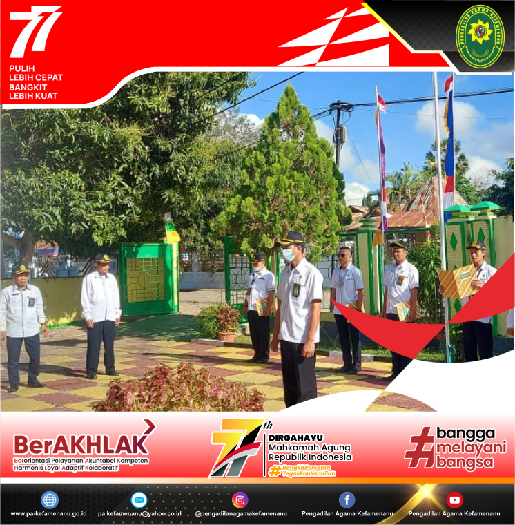 08 08 22 Apel Senin pagi