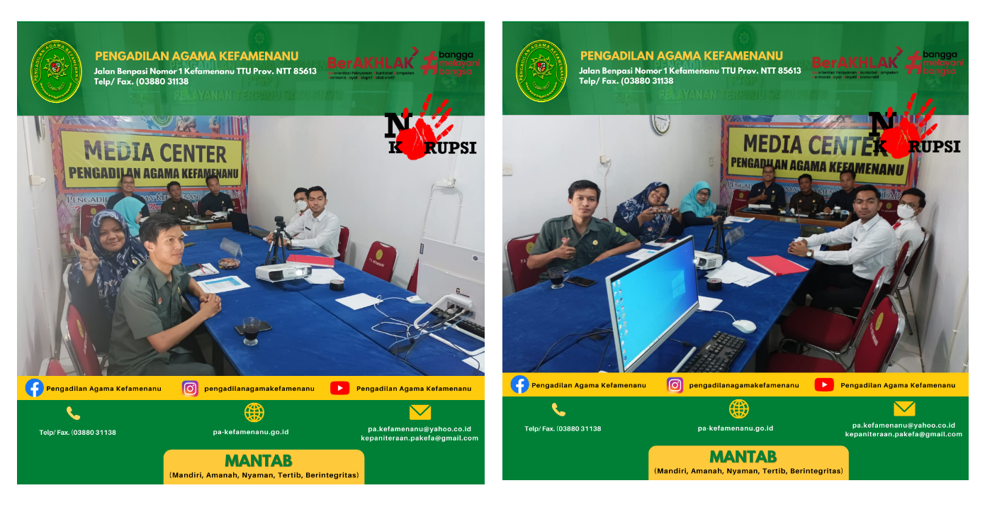Kepaniteraan Pengadilan Agama Kefamenanu Menghadiri Rekonsiliasi Keuangan Perkara dengan PTA Kupang