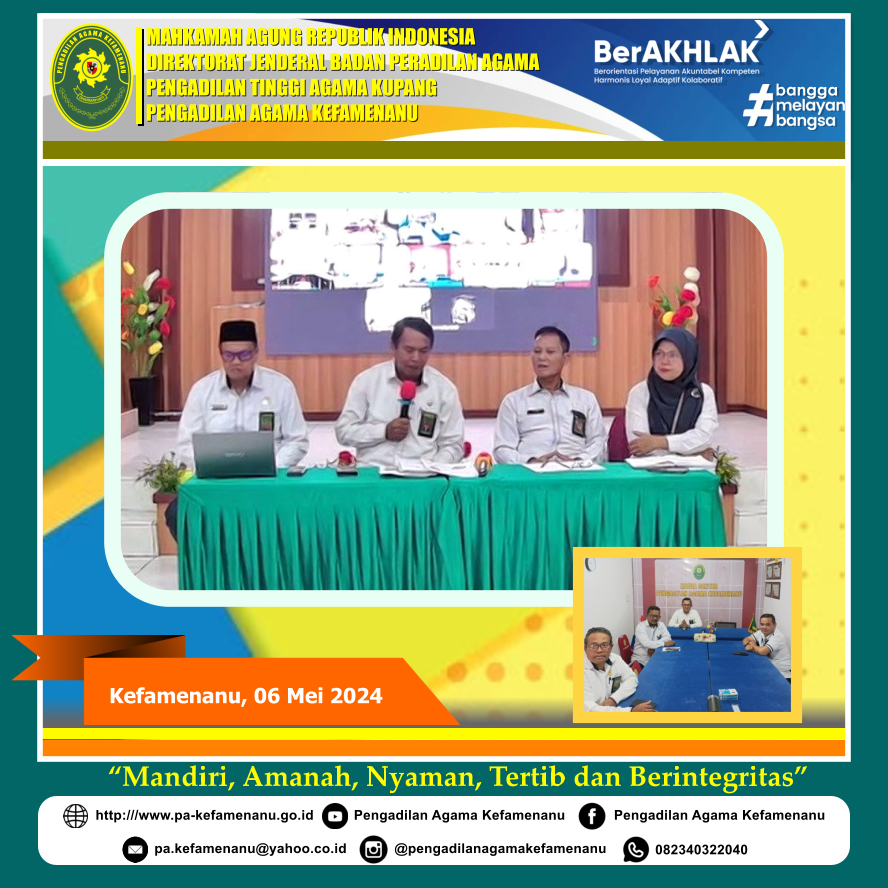 06 05 24 Sosialisasi hasil Rakor Badilag
